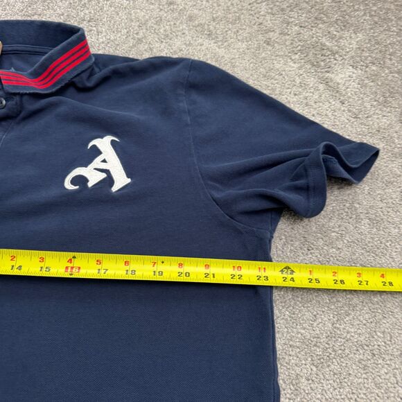 Adidas Arnesal FC 22/23 Travel Polo Shirt Mens XL Navy Blue Cotton Casual Active - Picture 9 of 16